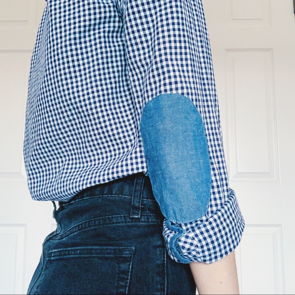 Plaid dress/oxford shirt - Picture 3 of 4